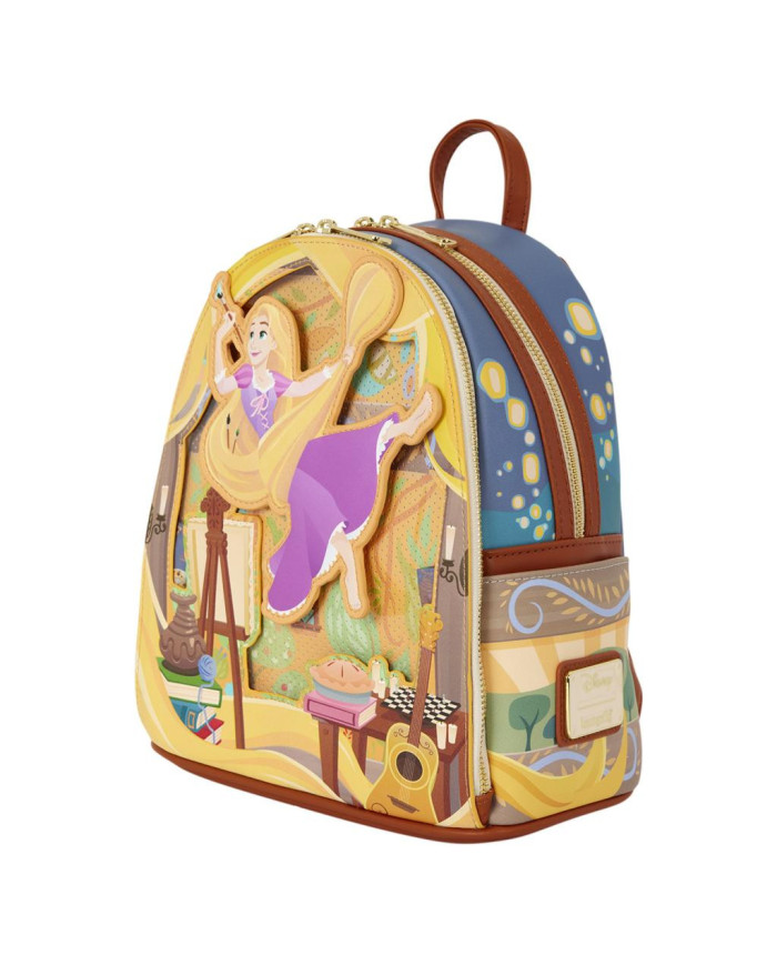 Sac à dos Loungefly - Raiponce Glow Pin Trader