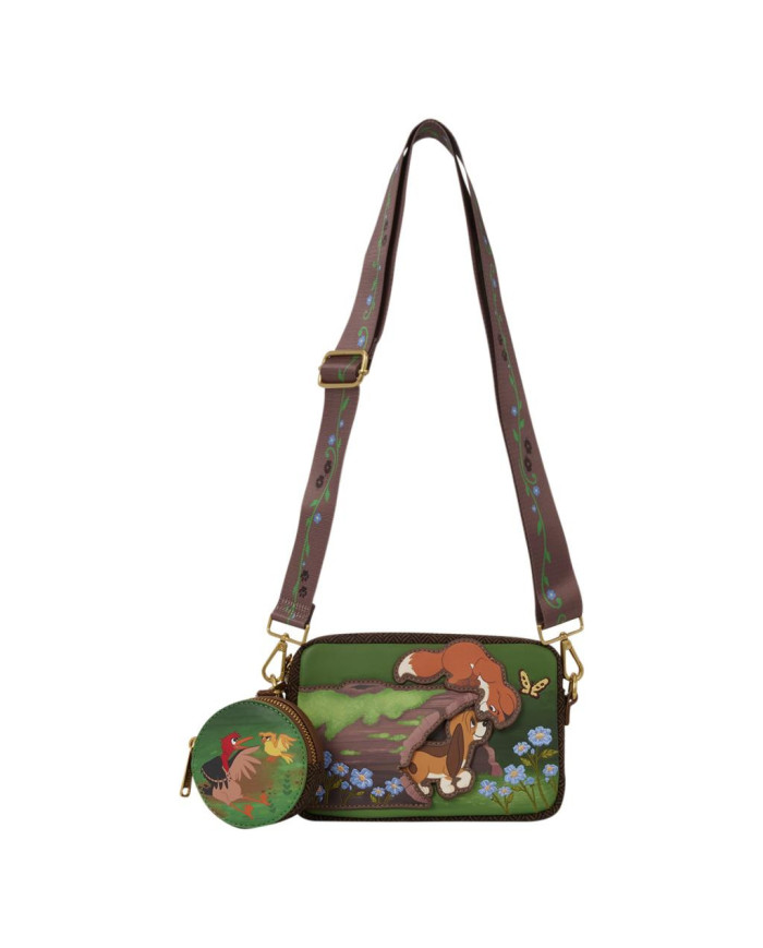 Sac à bandoulière Loungefly - Rox & Rouky - Tod & Copper Sling