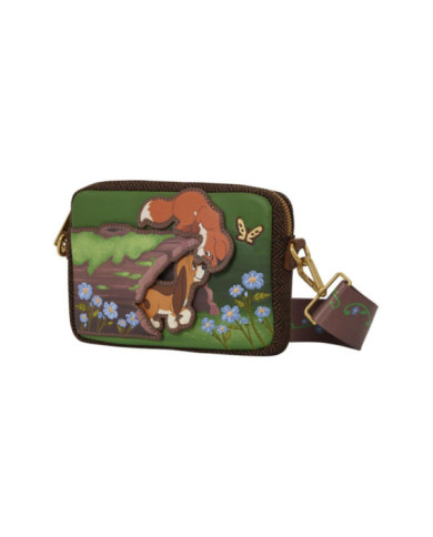 Sac à bandoulière Loungefly - Rox & Rouky - Tod & Copper Sling