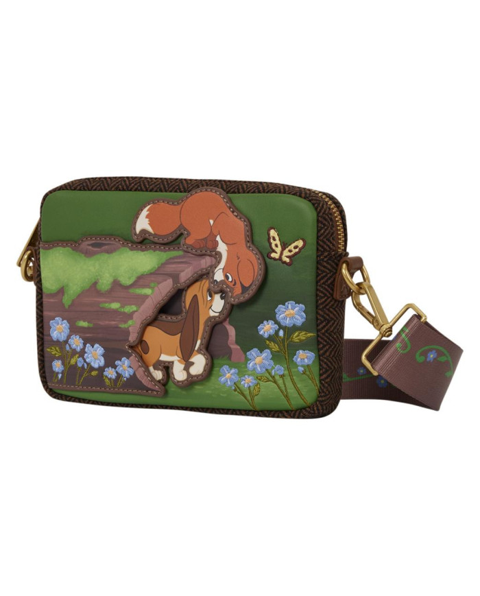 Sac à bandoulière Loungefly - Rox & Rouky - Tod & Copper Sling