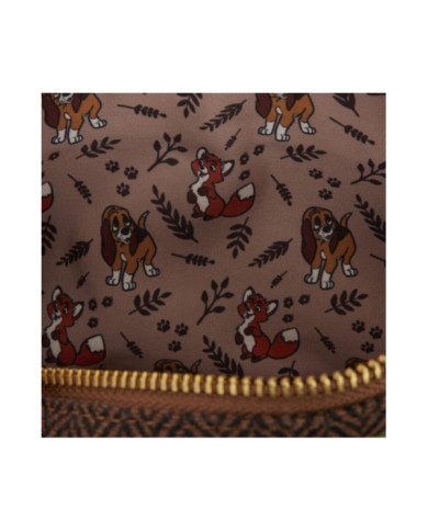 Sac à bandoulière Loungefly - Rox & Rouky - Tod & Copper Sling