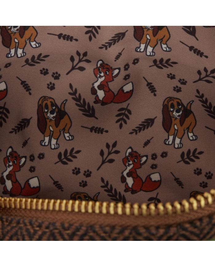 Sac à bandoulière Loungefly - Rox & Rouky - Tod & Copper Sling