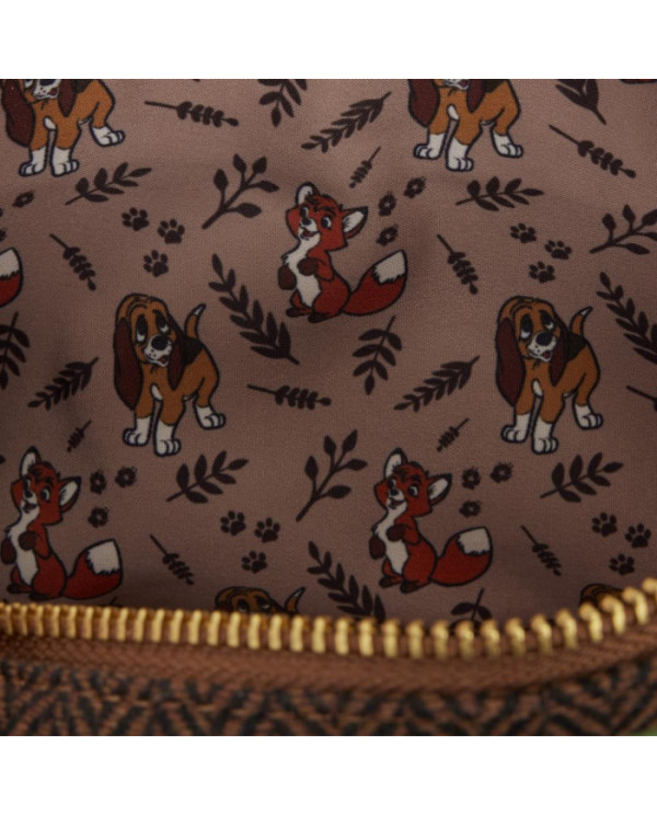 Sac à bandoulière Loungefly - Rox & Rouky - Tod & Copper Sling