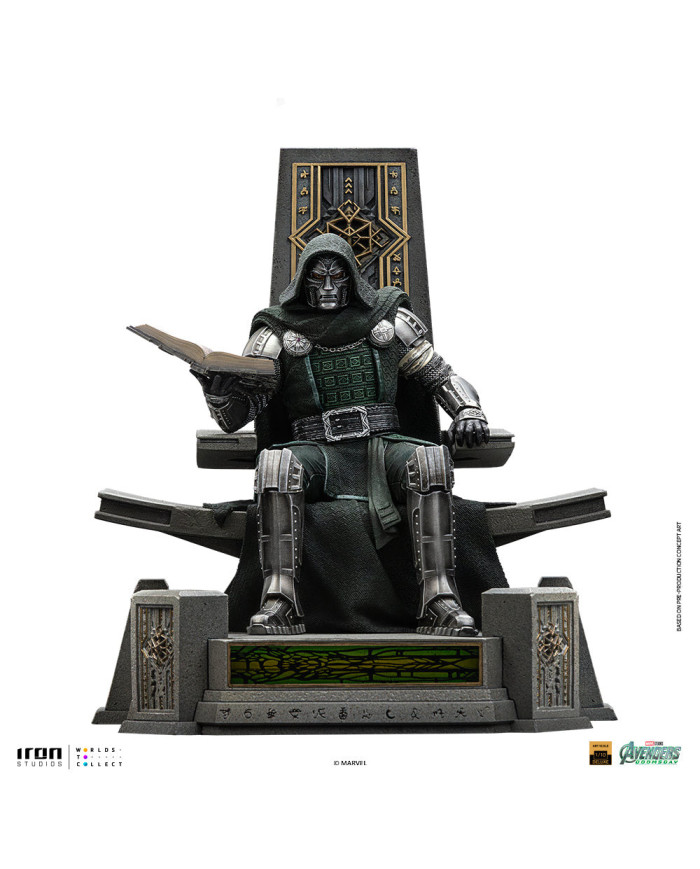 Statuette Iron Studios - Doctor Doom on Throne - Avengers: Doomsday - Deluxe Art Scale 1/10