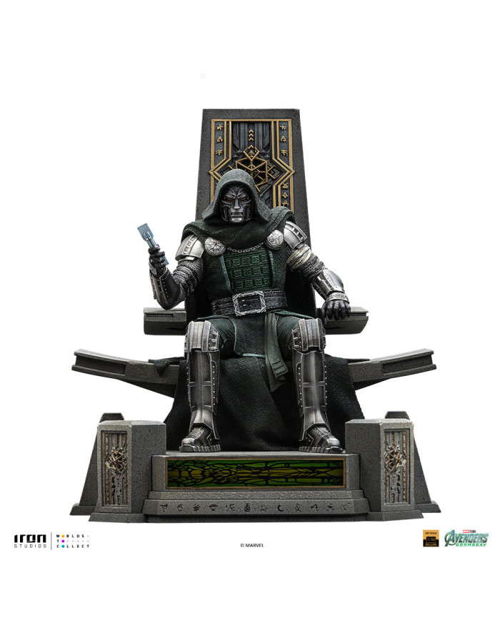 Statuette Iron Studios - Doctor Doom on Throne - Avengers: Doomsday - Deluxe Art Scale 1/10