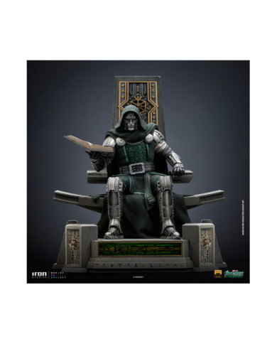 Statuette Iron Studios - Doctor Doom on Throne - Avengers: Doomsday - Deluxe Art Scale 1/10