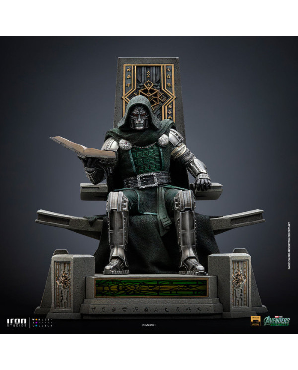 Statuette Iron Studios - Doctor Doom on Throne - Avengers: Doomsday - Deluxe Art Scale 1/10