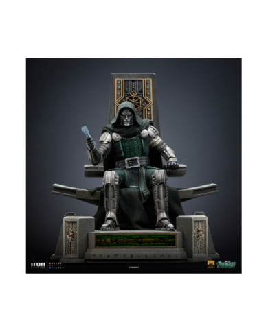 Statuette Iron Studios - Doctor Doom on Throne - Avengers: Doomsday - Deluxe Art Scale 1/10
