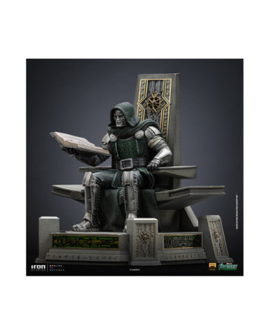 Statuette Iron Studios - Doctor Doom on Throne - Avengers: Doomsday - Deluxe Art Scale 1/10