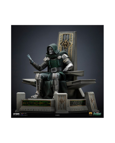Statuette Iron Studios - Doctor Doom on Throne - Avengers: Doomsday - Deluxe Art Scale 1/10