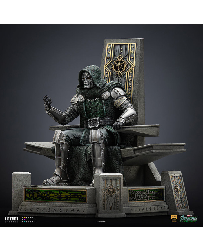 Statuette Iron Studios - Doctor Doom on Throne - Avengers: Doomsday - Deluxe Art Scale 1/10