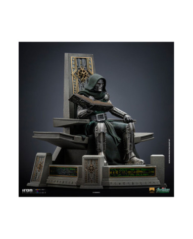 Statuette Iron Studios - Doctor Doom on Throne - Avengers: Doomsday - Deluxe Art Scale 1/10