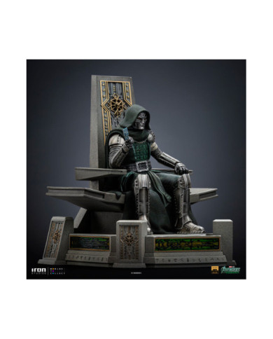 Statuette Iron Studios - Doctor Doom on Throne - Avengers: Doomsday - Deluxe Art Scale 1/10