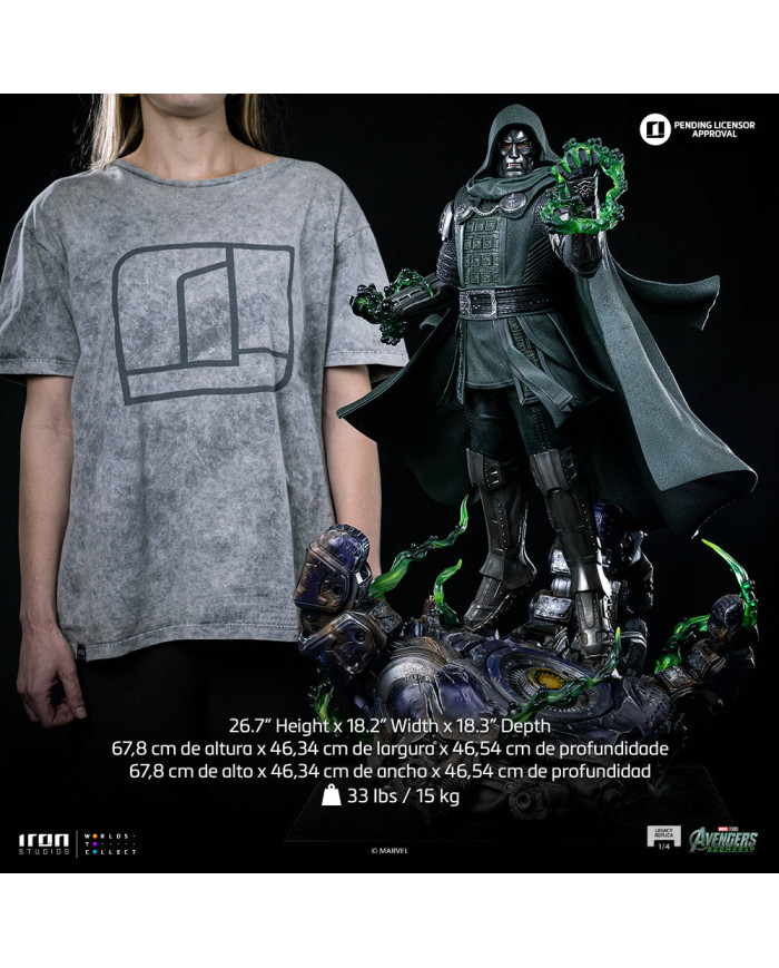 Statuette Iron Studios - Doctor Doom - Avengers: Doomsday - Legacy Replica 1/4