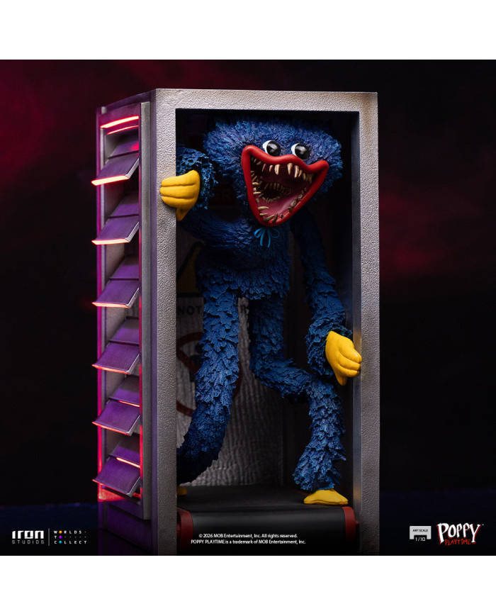 Statuette Iron Studios - Huggy Wuggy - Poppy Playtime - Art Scale 1/10