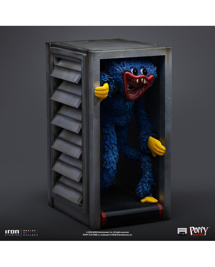 Statuette Iron Studios - Huggy Wuggy - Poppy Playtime - Art Scale 1/10