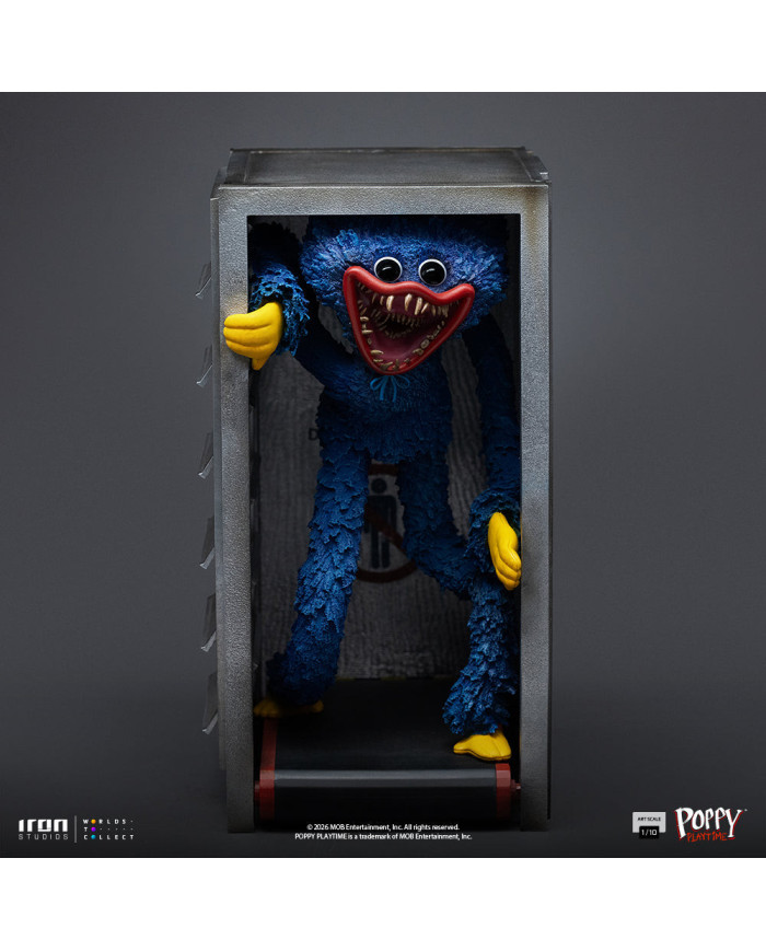 Statuette Iron Studios - Huggy Wuggy - Poppy Playtime - Art Scale 1/10