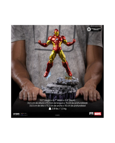 Statuette Iron Studios - Iron Man - Infinity Gauntlet Diorama - BDS Art Scale 1/10