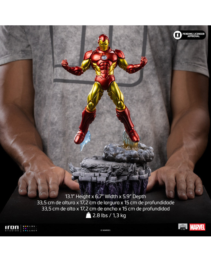 Statuette Iron Studios - Iron Man - Infinity Gauntlet Diorama - BDS Art Scale 1/10