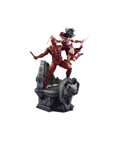 Statuette Iron Studios - Daredevil and Elektra - Marvel Comics - Diorama 1/6