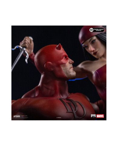 Statuette Iron Studios - Daredevil and Elektra - Marvel Comics - Diorama 1/6