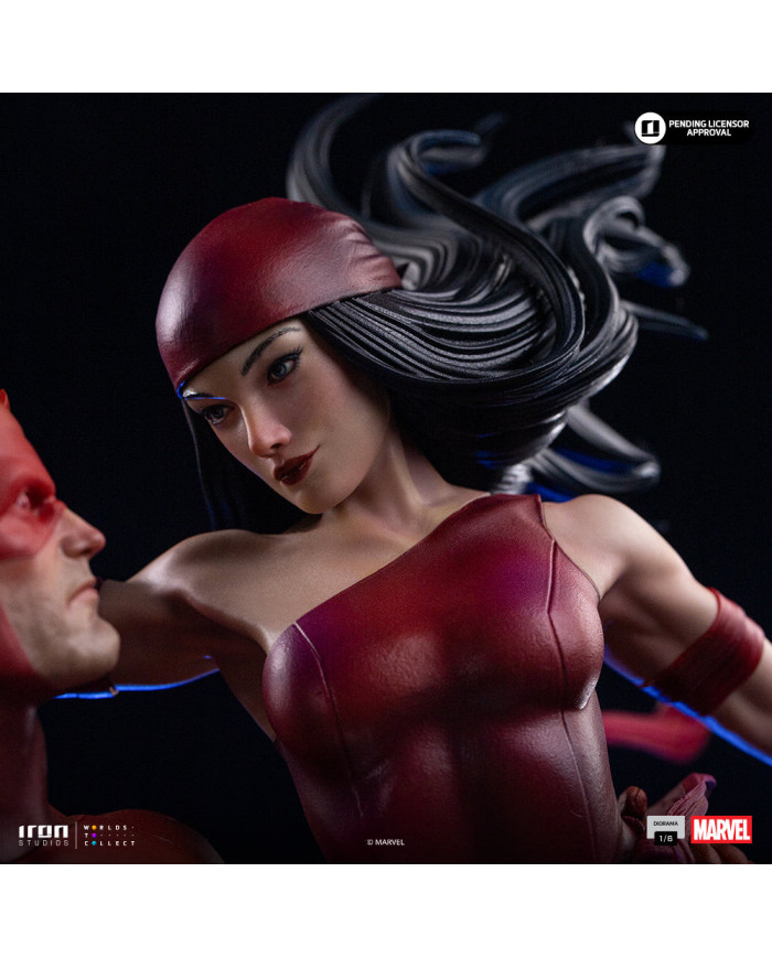Statuette Iron Studios - Daredevil and Elektra - Marvel Comics - Diorama 1/6