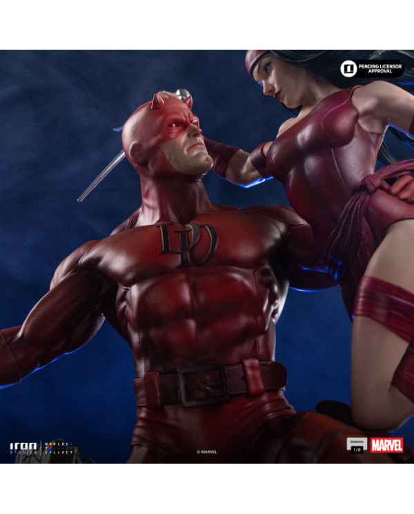 Statuette Iron Studios - Daredevil and Elektra - Marvel Comics - Diorama 1/6