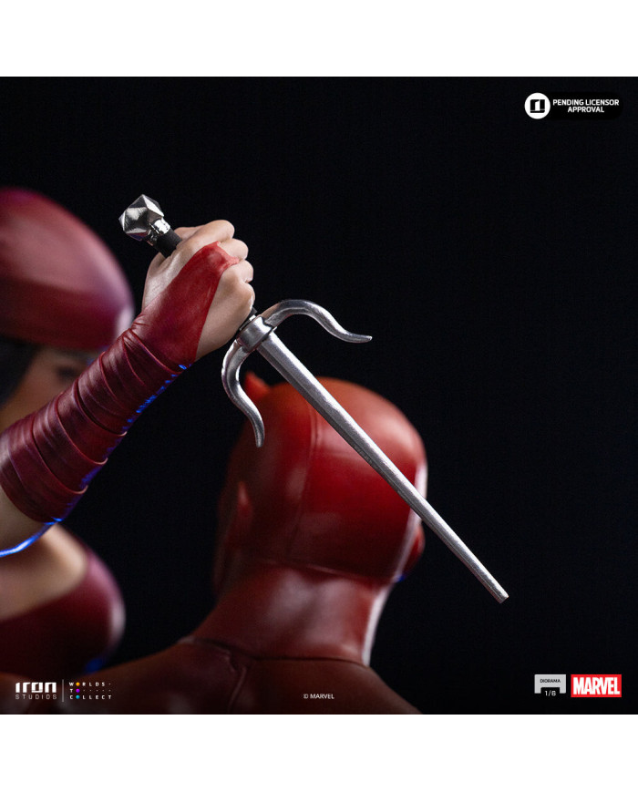 Statuette Iron Studios - Daredevil and Elektra - Marvel Comics - Diorama 1/6