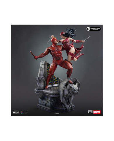 Statuette Iron Studios - Daredevil and Elektra - Marvel Comics - Diorama 1/6