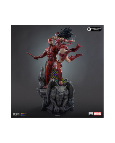 Statuette Iron Studios - Daredevil and Elektra - Marvel Comics - Diorama 1/6