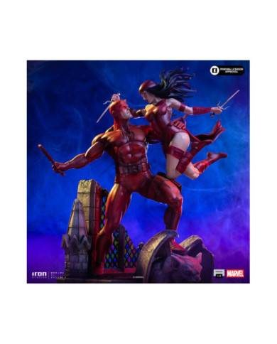 Statuette Iron Studios - Daredevil and Elektra - Marvel Comics - Diorama 1/6