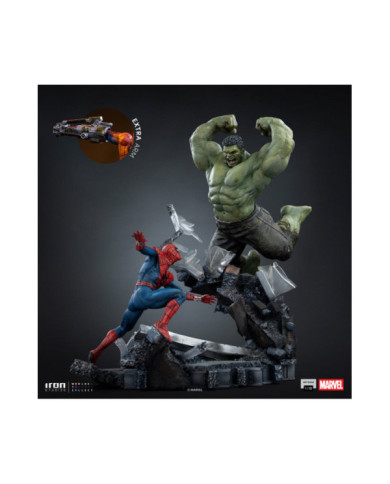 Statuette Iron Studios - Spider-Man vs Hulk - Spider-Man: Brand New Day - Art Scale 1/10