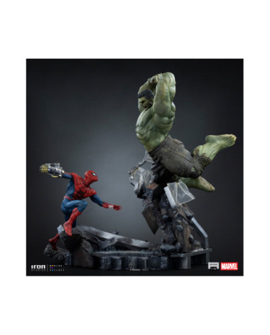Statuette Iron Studios - Spider-Man vs Hulk - Spider-Man: Brand New Day - Art Scale 1/10
