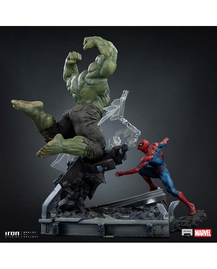 Statuette Iron Studios - Spider-Man vs Hulk - Spider-Man: Brand New Day - Art Scale 1/10