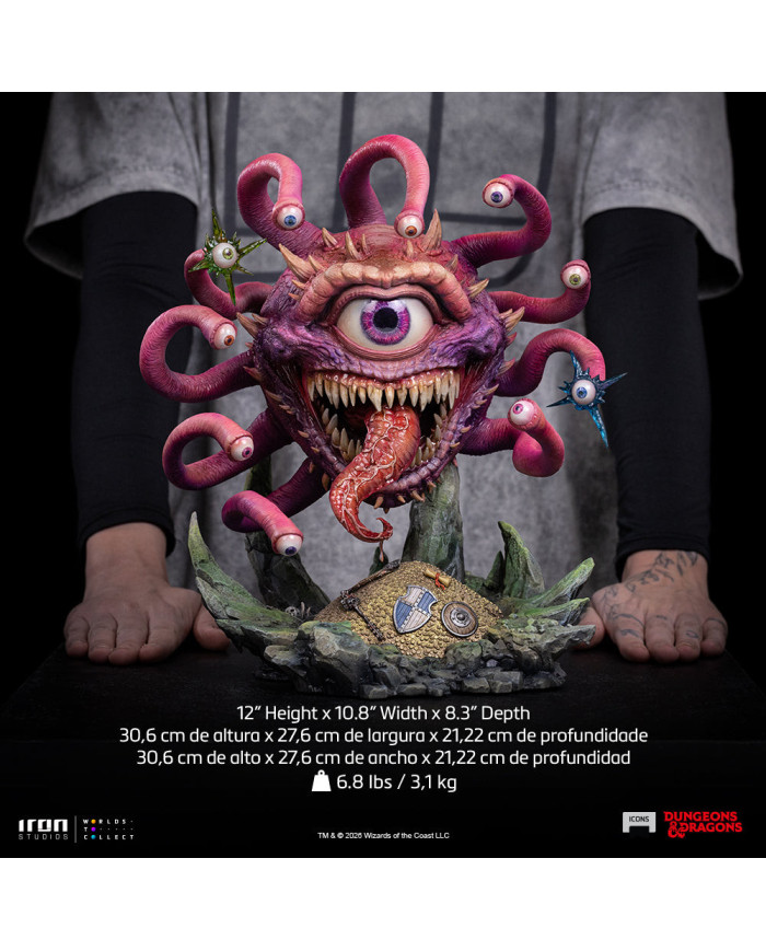 Statuette Iron Studios - Beholder - Dungeons and Dragons - Icons