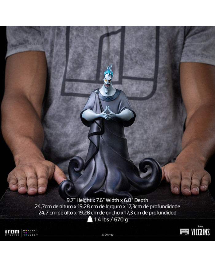 Statuette Iron Studios - Hades Regular - Disney's Villains - Art Scale 1/10