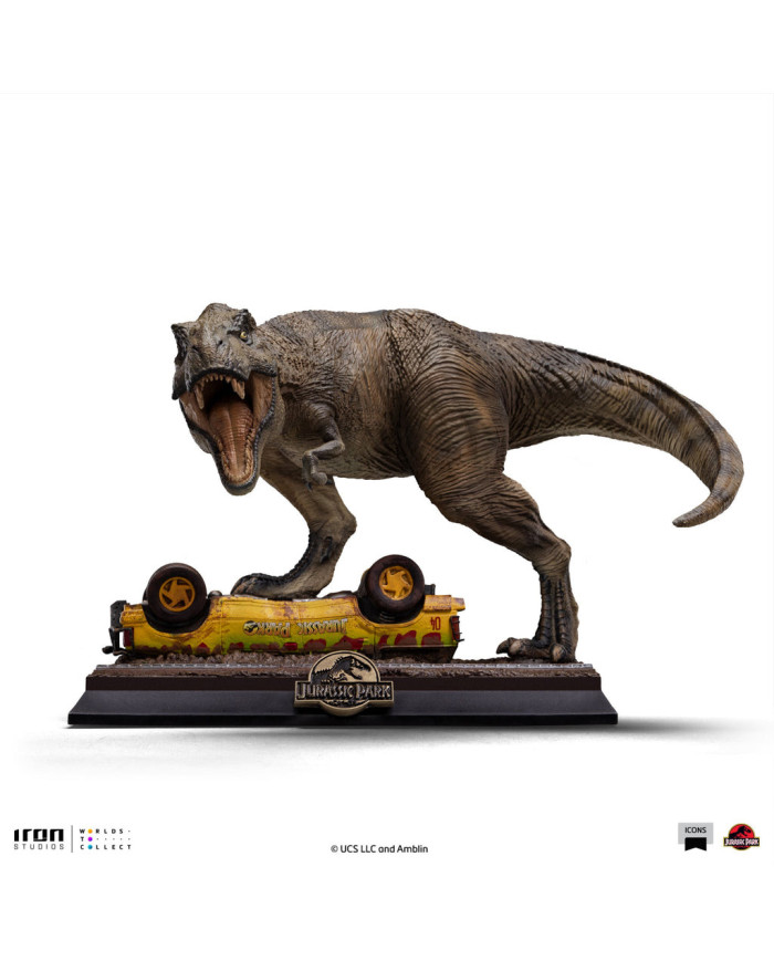 Statuette Iron Studios - T-Rex Attack - Jurassic Park - Icons