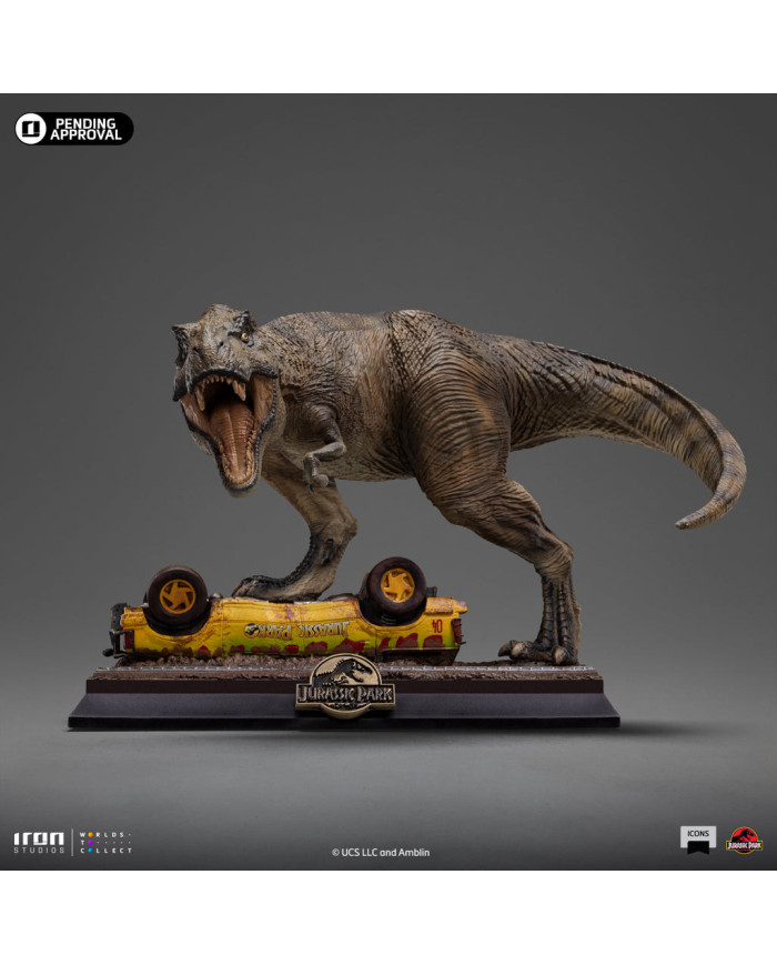 Statuette Iron Studios - T-Rex Attack - Jurassic Park - Icons