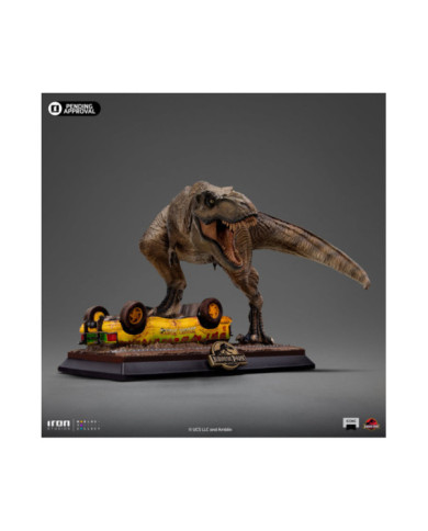 Statuette Iron Studios - T-Rex Attack - Jurassic Park - Icons