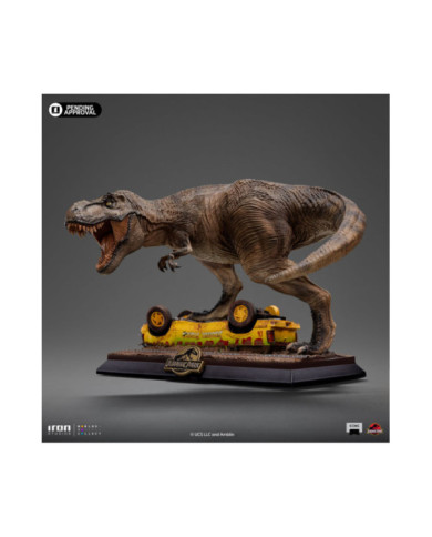 Statuette Iron Studios - T-Rex Attack - Jurassic Park - Icons