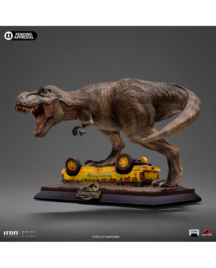 Statuette Iron Studios - T-Rex Attack - Jurassic Park - Icons