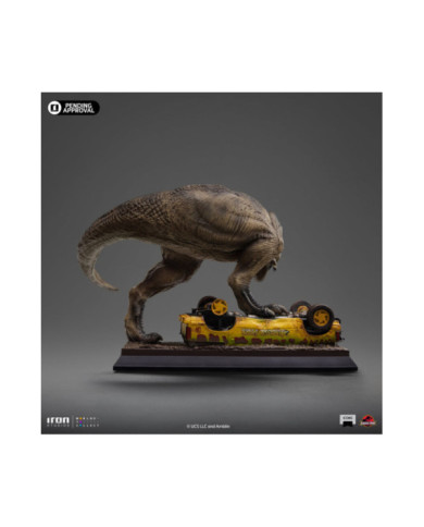 Statuette Iron Studios - T-Rex Attack - Jurassic Park - Icons
