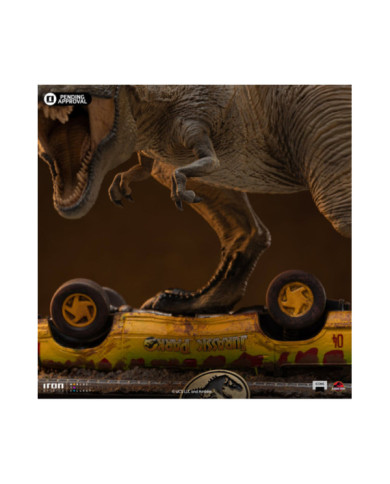 Statuette Iron Studios - T-Rex Attack - Jurassic Park - Icons