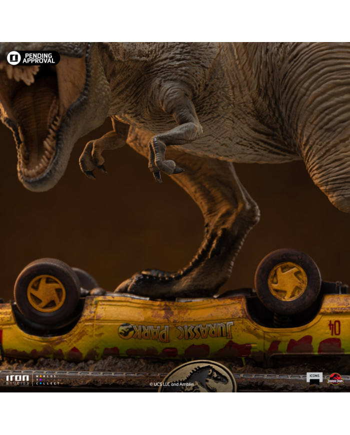 Statuette Iron Studios - T-Rex Attack - Jurassic Park - Icons