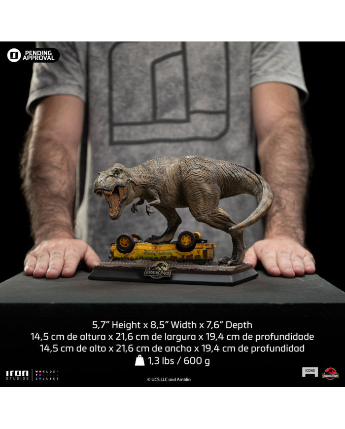 Statuette Iron Studios - T-Rex Attack - Jurassic Park - Icons