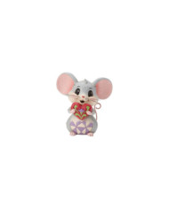 Heartwood Creek by Jim Shore - Figurine souris tenant un cur