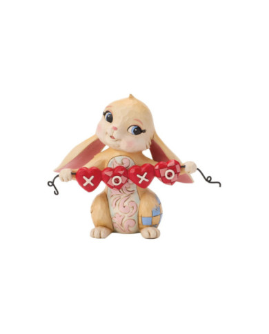 Heartwood Creek by Jim Shore - Figurine lapin avec guirlande
