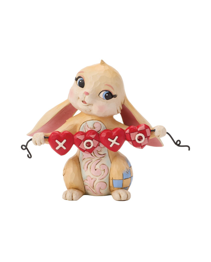 Heartwood Creek by Jim Shore - Figurine lapin avec guirlande
