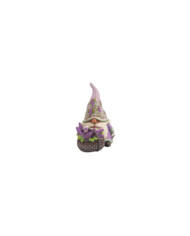 Heartwood Creek by Jim Shore - Figurine gnome avec panier de lilas