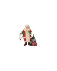 Heartwood Creek by Jim Shore - Figurine Père Noël Liste de Souhaits